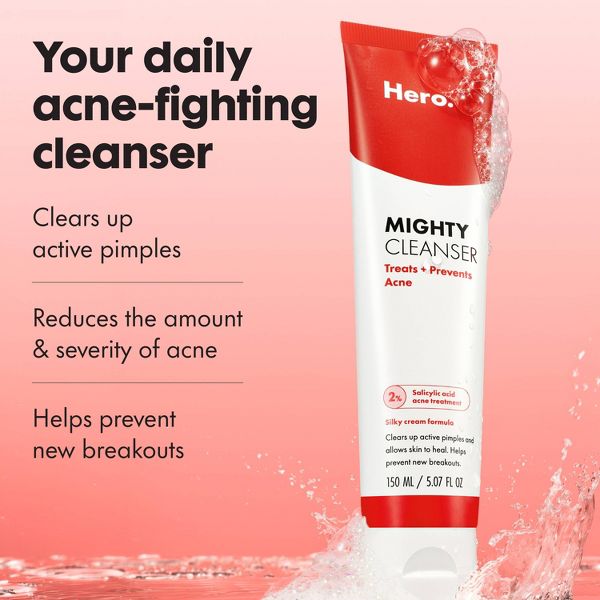 Hero Cosmetics Mighty Facial Cleansers - 5oz
