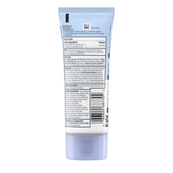 Neutrogena Ultra Sheer Dry Touch Sunscreen Lotion, SPF 70 - 3 fl oz