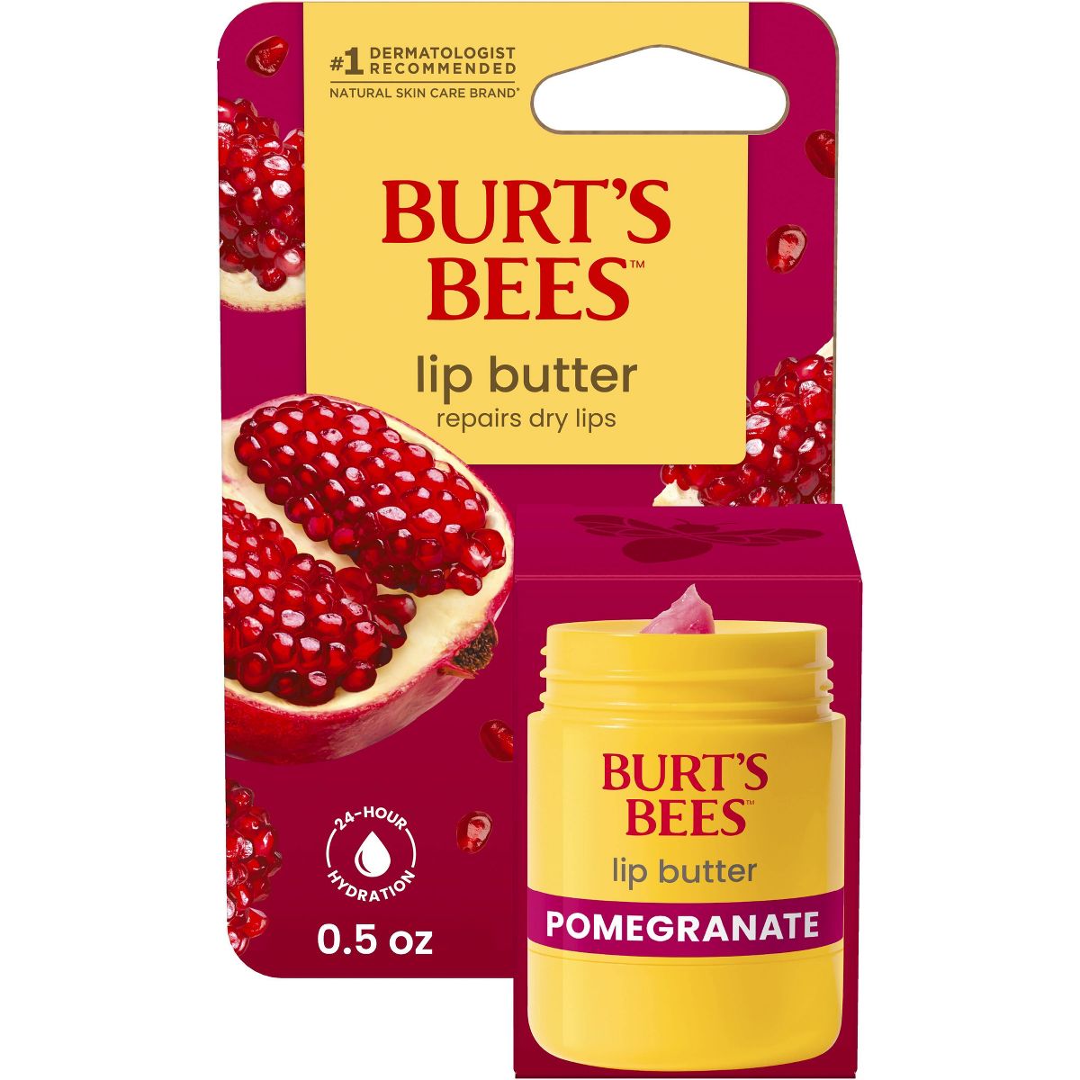 Burt's Bees Pomegranate Repairing Lip Butter - 0.5oz