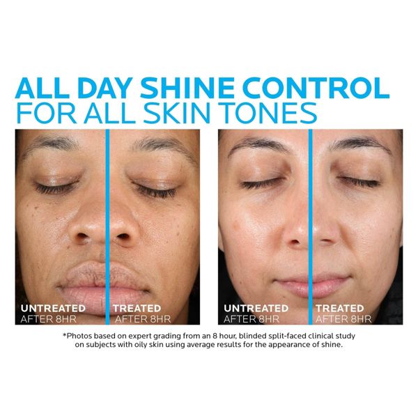 La Roche Posay, Toleriane Double Repair Matte Face Moisturizer, Daily Gel Face Moisturizer with Ceramide and Niacinamide for Oily Skin - 3.38 fl oz