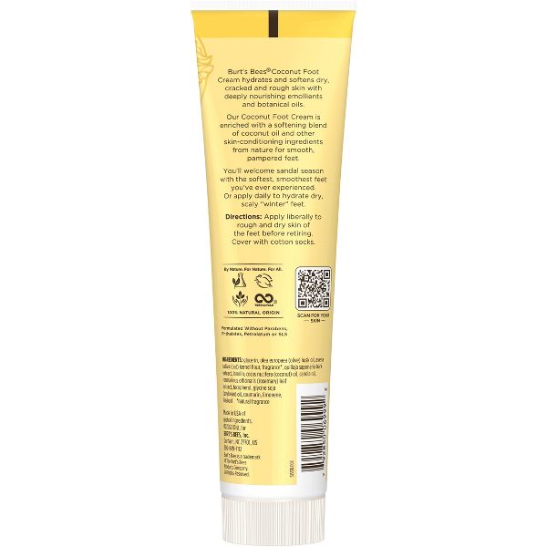 Burt's Bees Foot Cream Lotion - Coconut - 4.34oz‚Äã