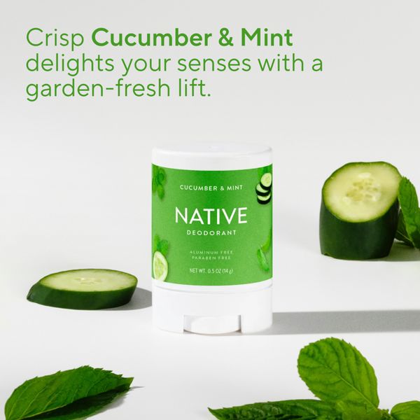 Native Cucumber & Mint Mini Deodorant - 0.5oz