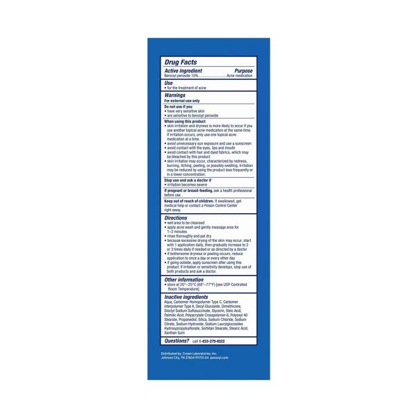 PanOxyl 10% Benzoyl Peroxide Acne Foaming Wash - 5.5oz