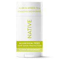 Native Sensitive Solid Deodorant for Women & Men - Aloe & Green Tea - Aluminum & Baking Soda Free - 2.65oz