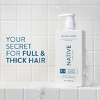 Native Sea Salt & Cedar Full & Thick 2-in-1 Shampoo & Conditioner for Men & Women - 16.5 fl oz