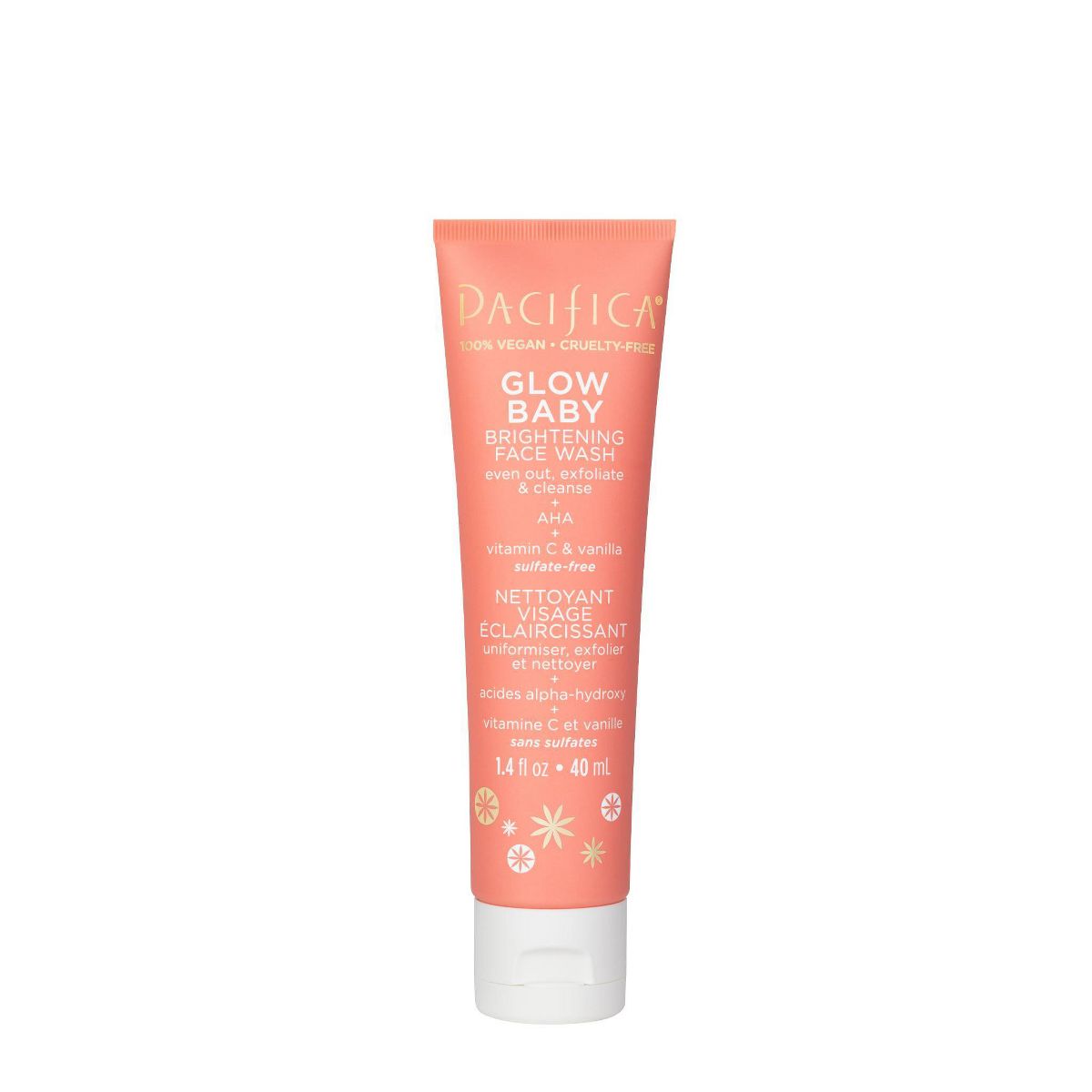 Pacifica Glow Baby Brightening Face Wash - Orange - 5 fl oz