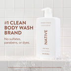 Native Sulfate Free Body Wash - Coconut & Vanilla - 18 fl oz