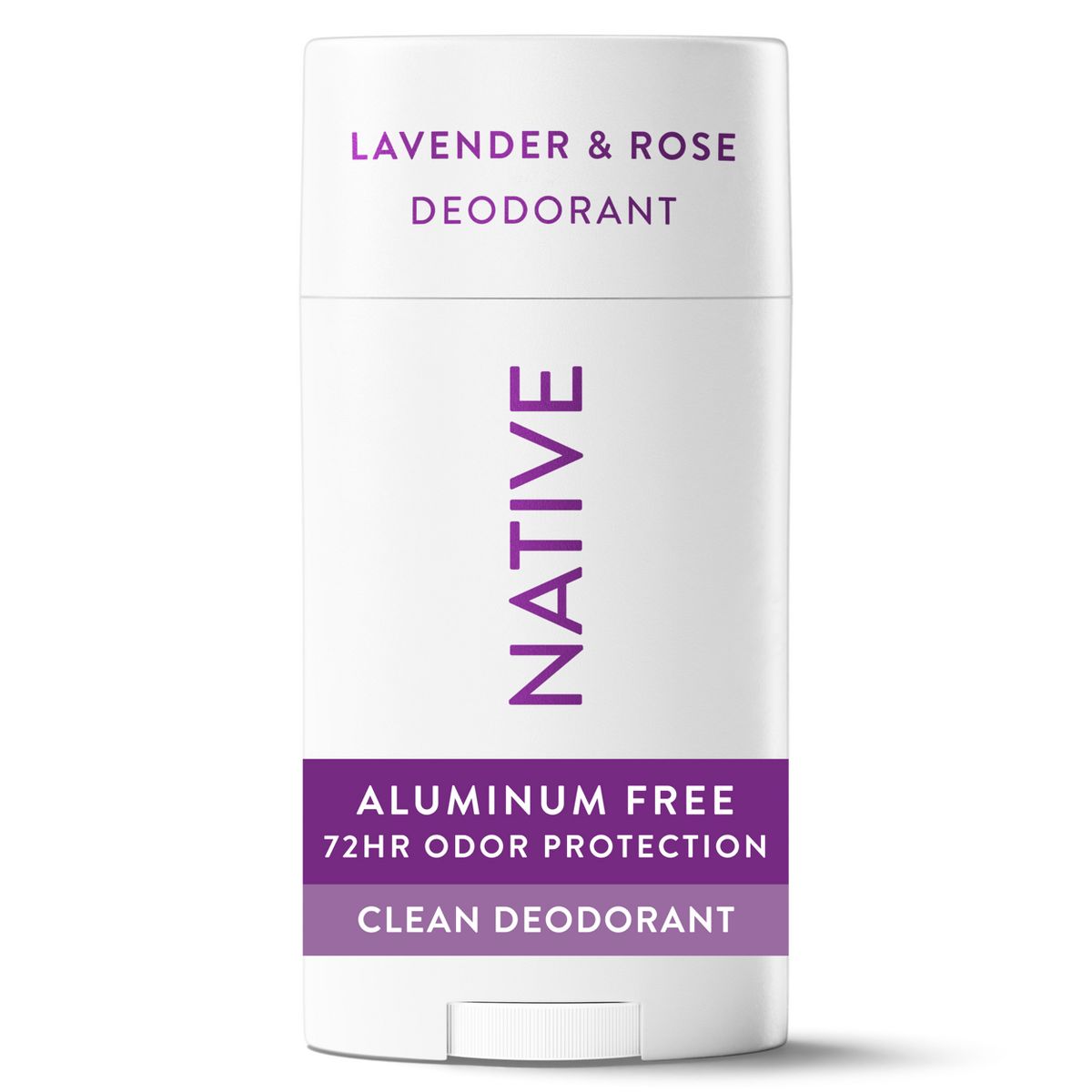 Native Solid Deodorant for Women & Men - Lavender & Rose - Aluminum-Free 2.65oz