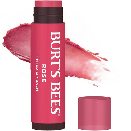 Burt's Bees 8-hour Hydrating Tinted Lip Balm - Rose - - 0.15oz/1pk