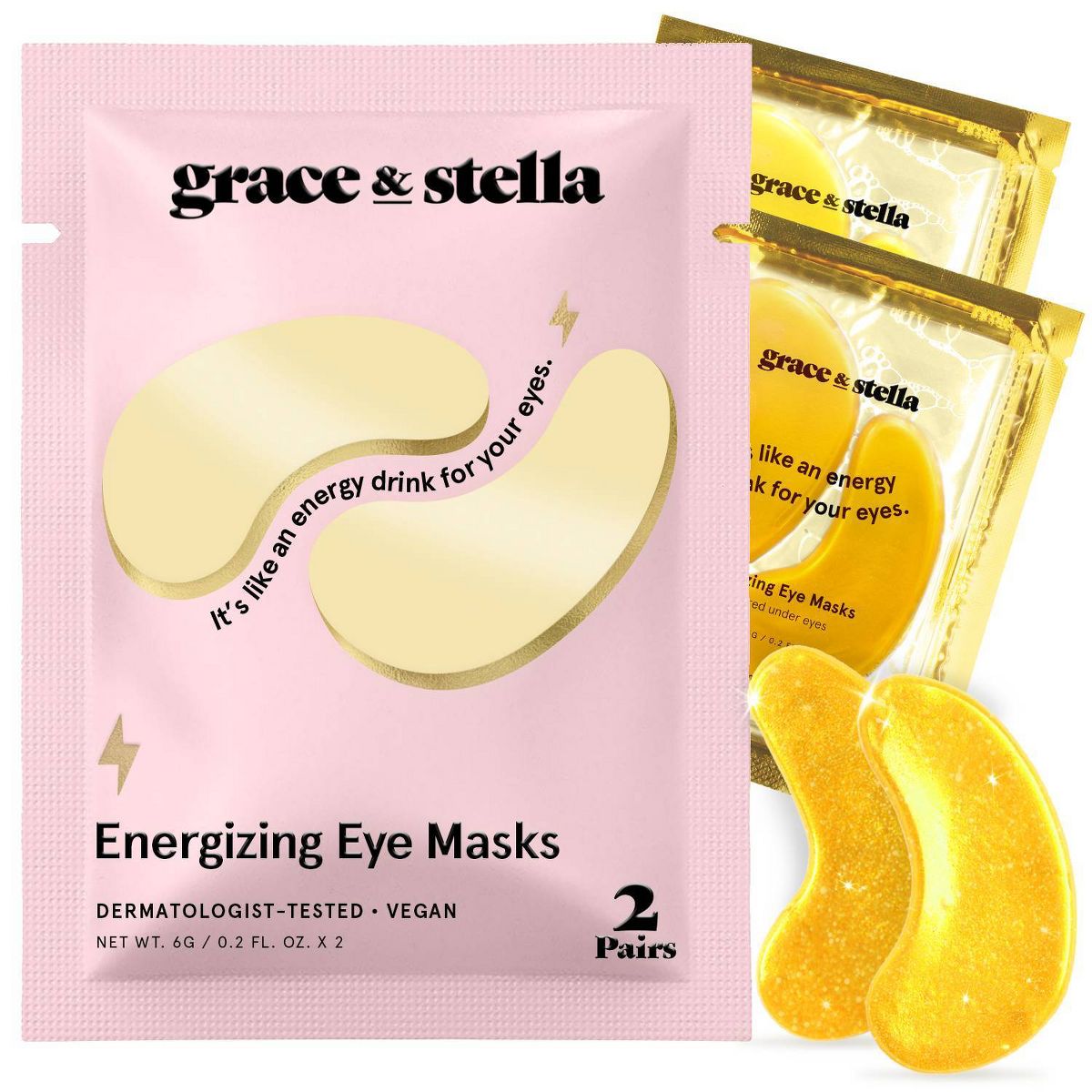 Grace & Stella Under Eye Mask - Blue - 2ct