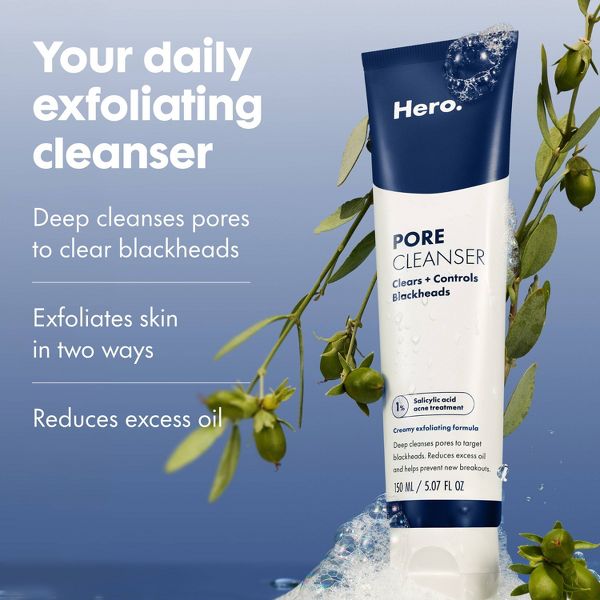 Hero Cosmetics Pore Facial Cleansers - 5oz