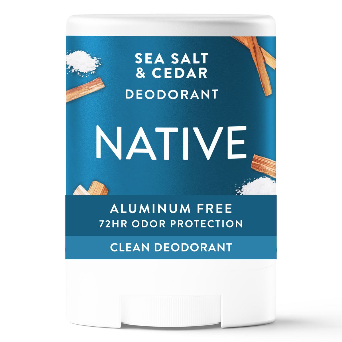 Native Mini Solid Deodorant - Travel Size - Sea Salt & Cedar - 0.5oz