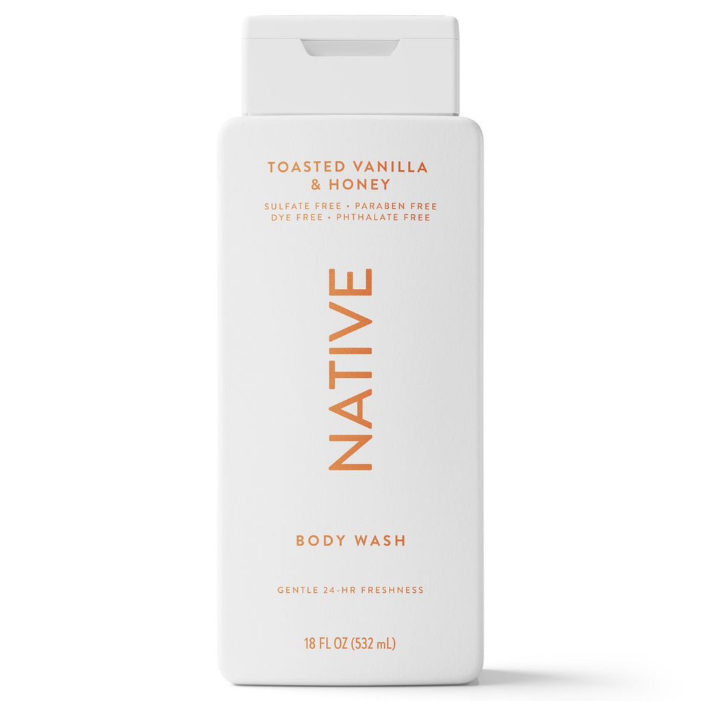 Native Limited Edition Body Wash - Toasted Vanilla & Honey - Sulfate Free - 18 fl oz