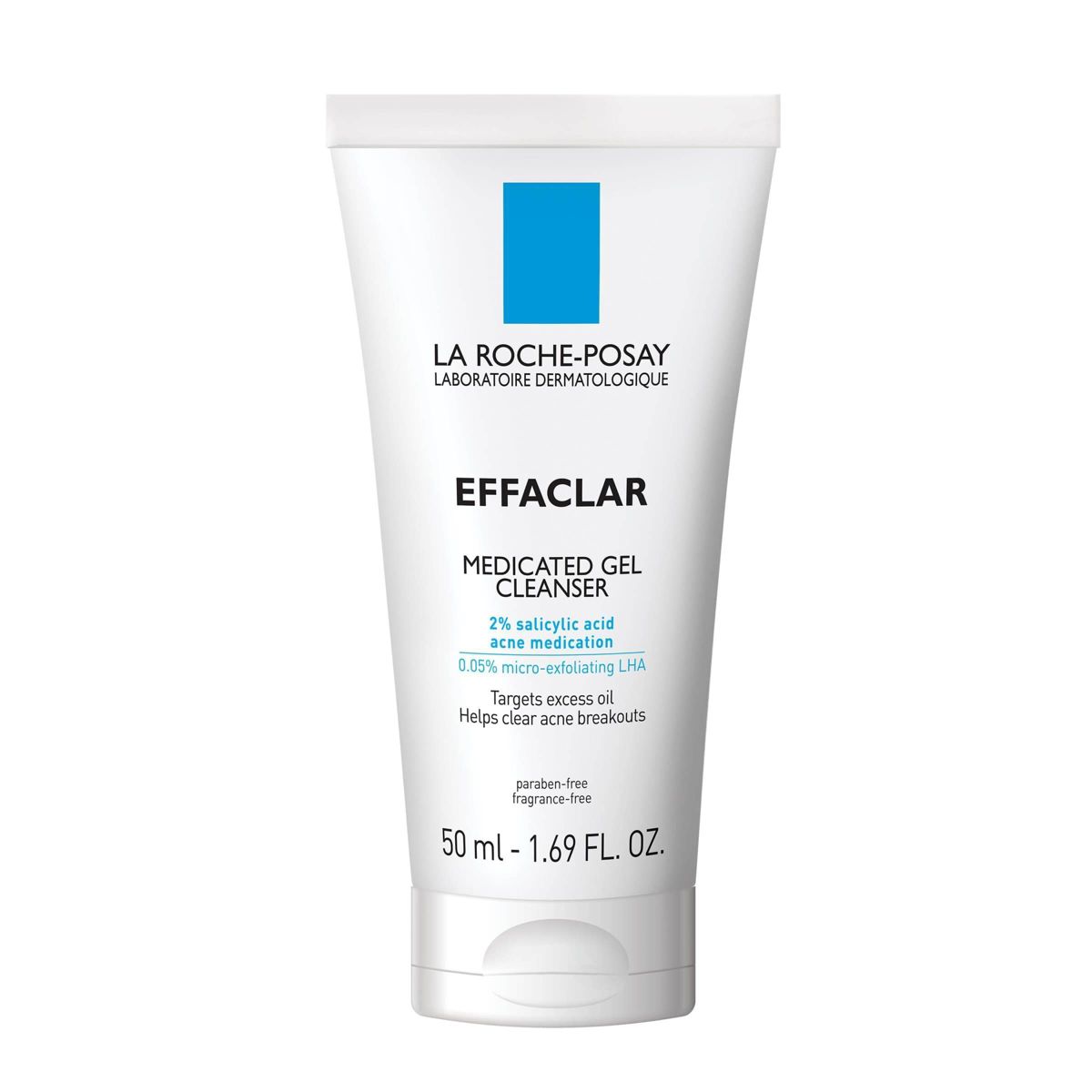 La Roche Posay Effaclar Acne Face Cleanser Medicated Gel Face Cleanser with Salicylic Acid for Acne Prone Skin - 6.76 fl oz