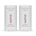 Native Men's & Women's Twin Pack Deodorants - Aluminum-Free - Coconut & Vanilla - 4.6oz/2ct
