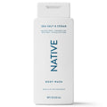 Native Body Wash for Men & Women - Sea Salt & Cedar - Sulfate Free - 18 fl oz