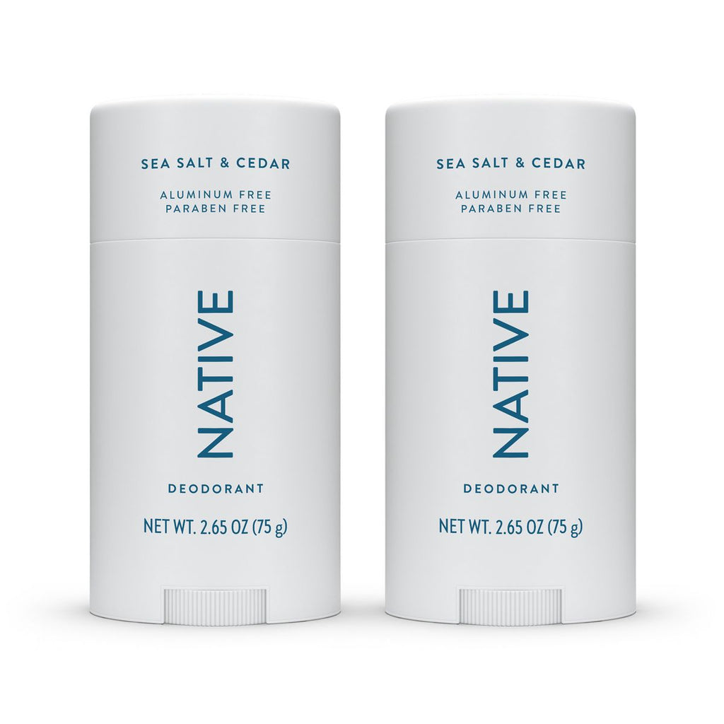 Native Twin Pack Deodorant - Sea Salt & Cedar - 2.65oz/2ct