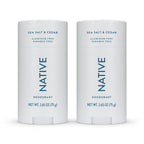 Native Twin Pack Deodorant - Sea Salt & Cedar - 2.65oz/2ct