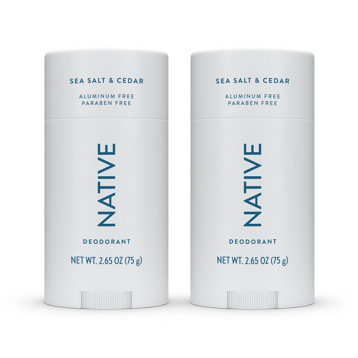 Native Twin Pack Deodorant - Sea Salt & Cedar - 2.65oz/2ct
