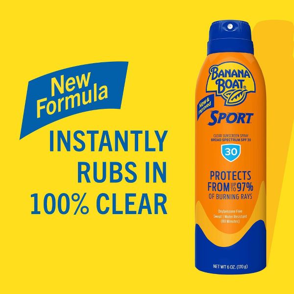 Banana Boat Ultra Sport Clear Sunscreen Spray - SPF 30 - 12oz/2pk