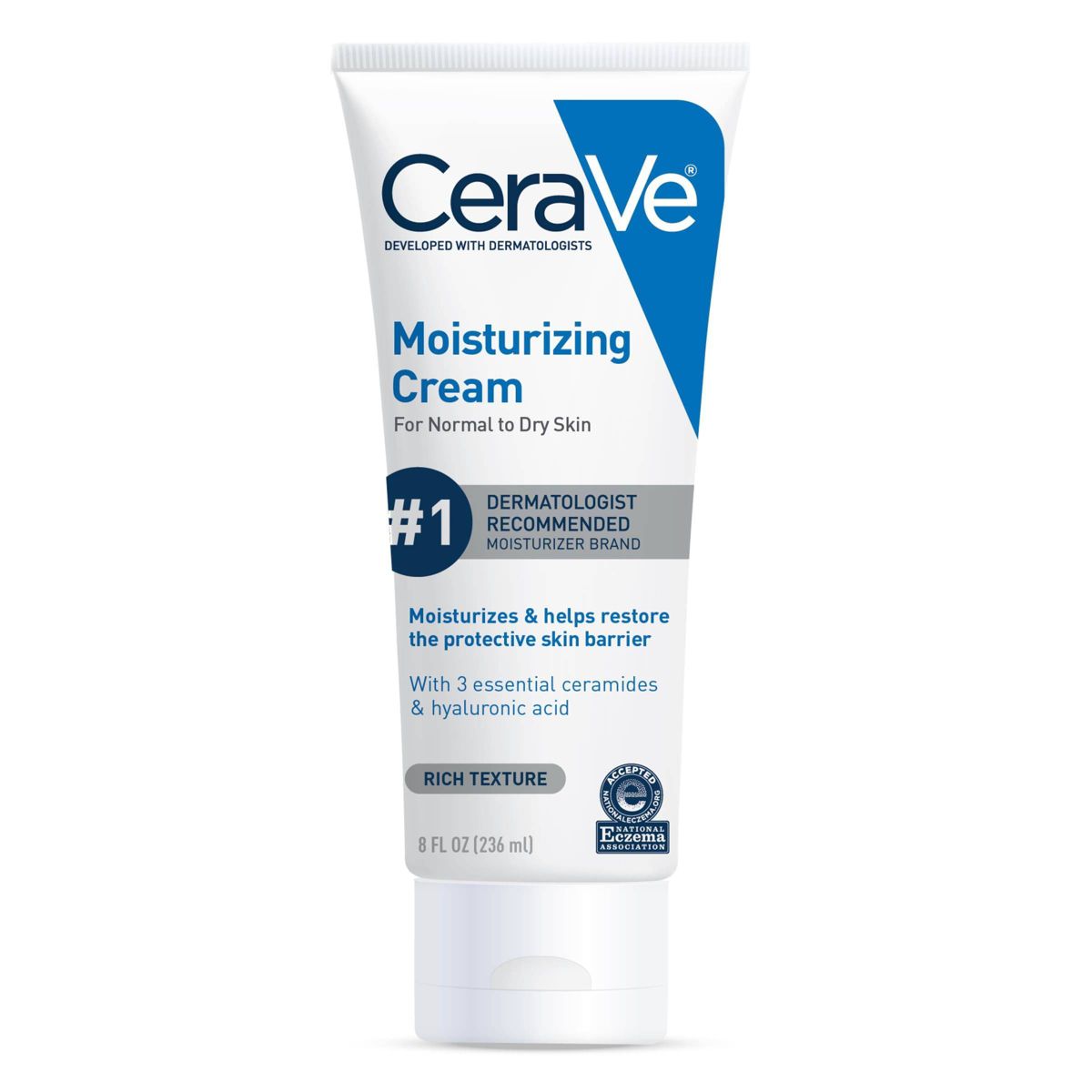 CeraVe Moisturizing Face & Body Cream for Normal to Dry Skin - 12 fl oz