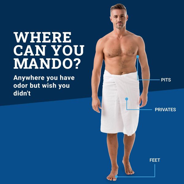 Mando Whole Body Men's Smooth Solid Deodorant Pro-Sport - Trial Size - Aluminum-Free 0.5oz