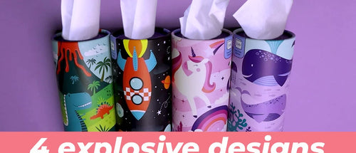 Bim Bam Boo Tubular 3-Ply Bamboo Ultra Soft Facial Tissue - 4pk/160ct