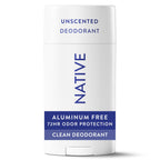 Native Solid Deodorant - Unscented - Aluminum-Free 2.65oz
