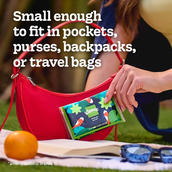 Kleenex On-the-Go 3-Ply Facial Tissue - 3pk/10ct