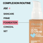 Pacifica Ultra CC Cream Radiant Foundation - Natural/Medium - 1 fl oz