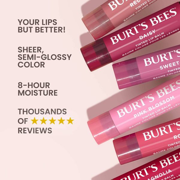Burt's Bees Natural Origin Tinted Lip Balm - Daisy - 0.15oz