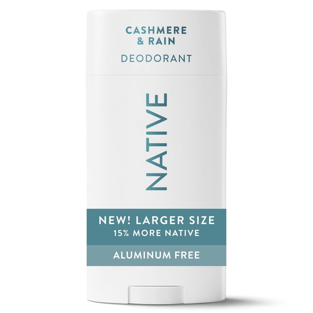 Native Men's Invisible Solid Deodorant - Cashmere & Rain - 3.1oz