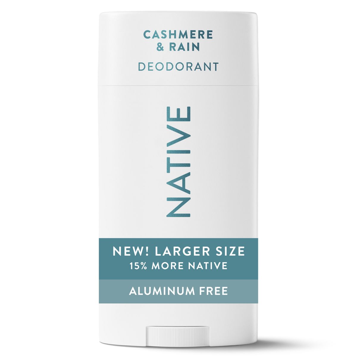 Native Men's Invisible Solid Deodorant - Cashmere & Rain - 3.1oz