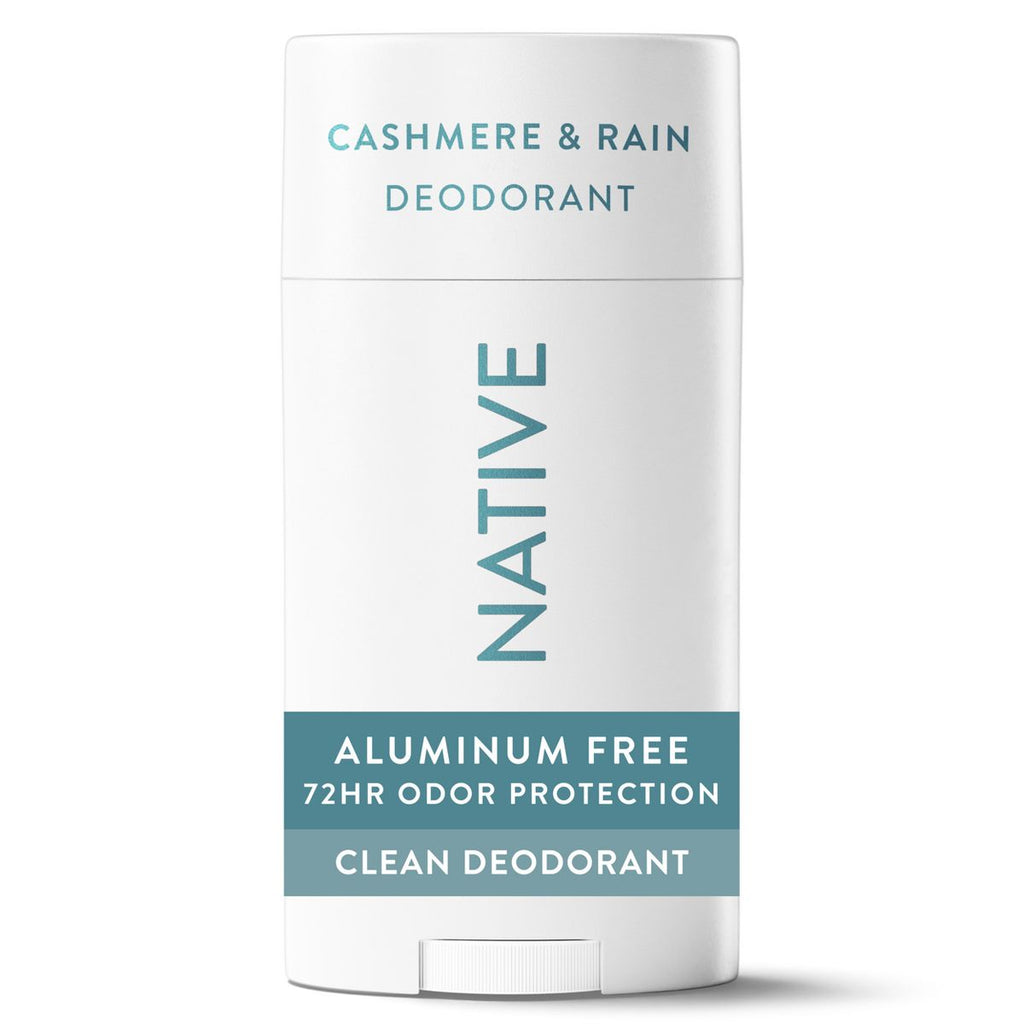 Native Deodorant for Women & Men - Cashmere & Rain - Aluminum-Free - 2.65oz