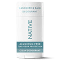 Native Deodorant for Women & Men - Cashmere & Rain - Aluminum-Free - 2.65oz