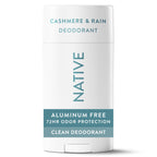Native Deodorant for Women & Men - Cashmere & Rain - Aluminum-Free - 2.65oz