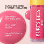 Burt's Bees Lip Oil - Clear Day - 0.15 fl oz