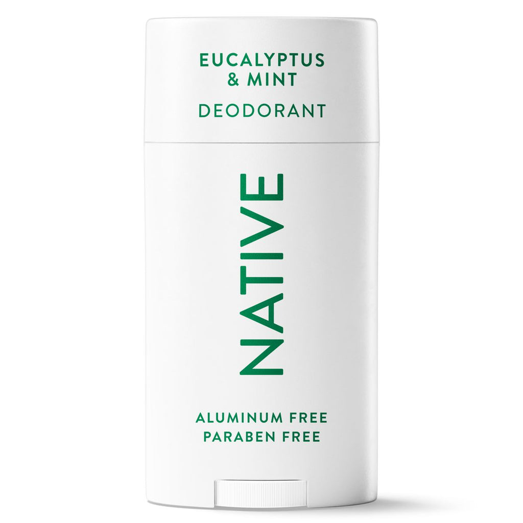 Native Solid Deodorant for Women & Men - Eucalyptus & Mint - Aluminum-Free 2.65oz