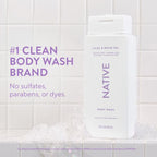 Native Body Wash for Women & Men - Lilac & White Tea - Sulfate Free - 18 fl oz