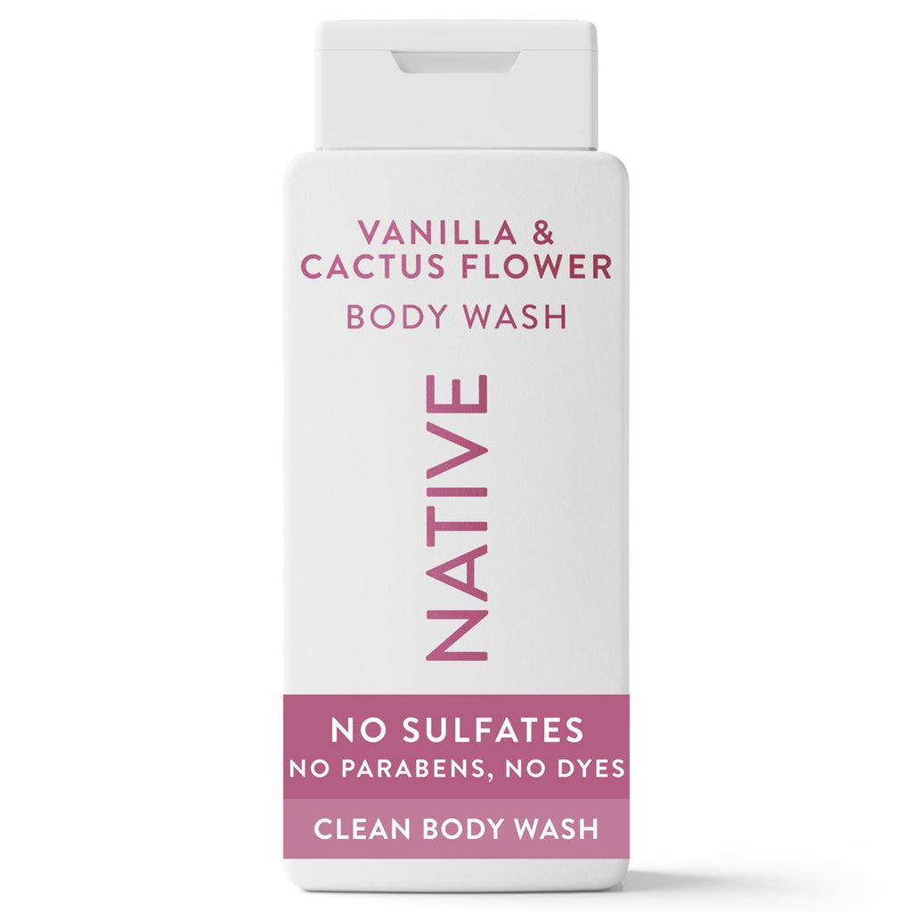 Native Body Wash - Vanilla & Cactus Flower - 18 fl oz
