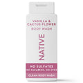 Native Body Wash - Vanilla & Cactus Flower - 18 fl oz
