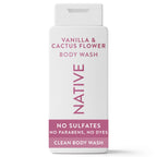 Native Body Wash - Vanilla & Cactus Flower - 18 fl oz