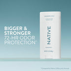 Native Men's Invisible Solid Deodorant - Cashmere & Rain - 3.1oz