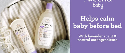 Aveeno Baby Nighttime Calming Comfort Bath, Body & Hair Wash - Lavender and Vanilla Scent - 18 fl oz