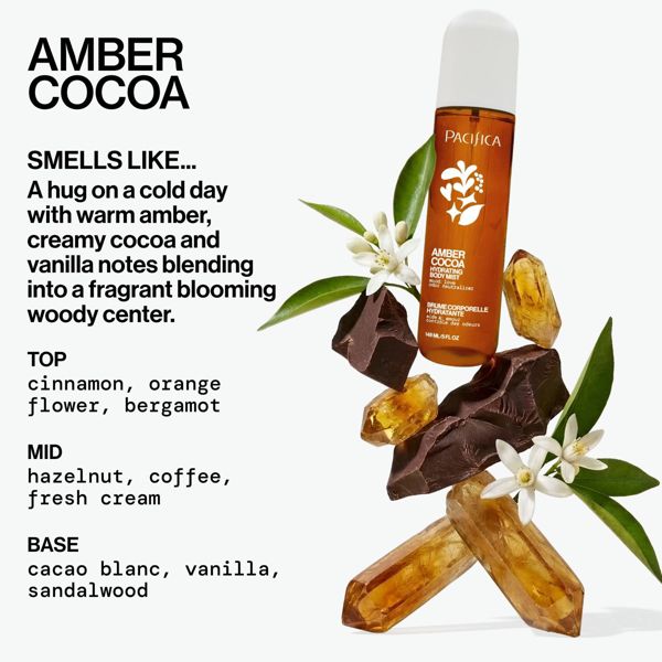 Pacifica Body Mist - Amber Cocoa - 5 fl oz