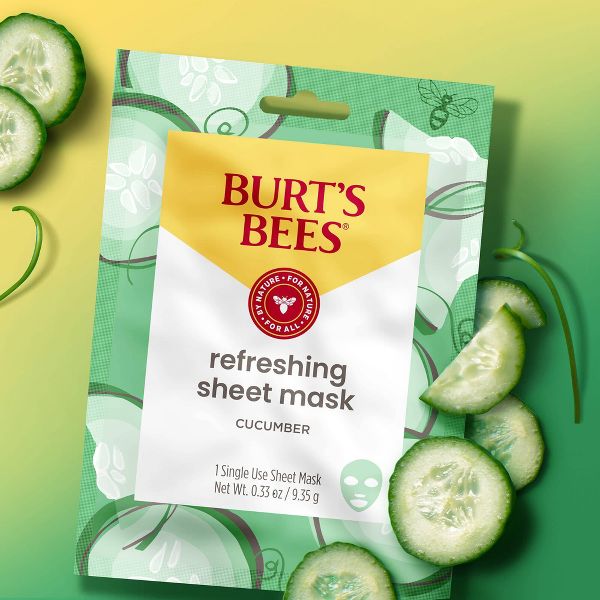 Burt's Bees Refreshing Face Sheet Mask - Cucumber