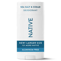 Native Men's Deodorant - Sea Salt & Cedar - 3.1oz