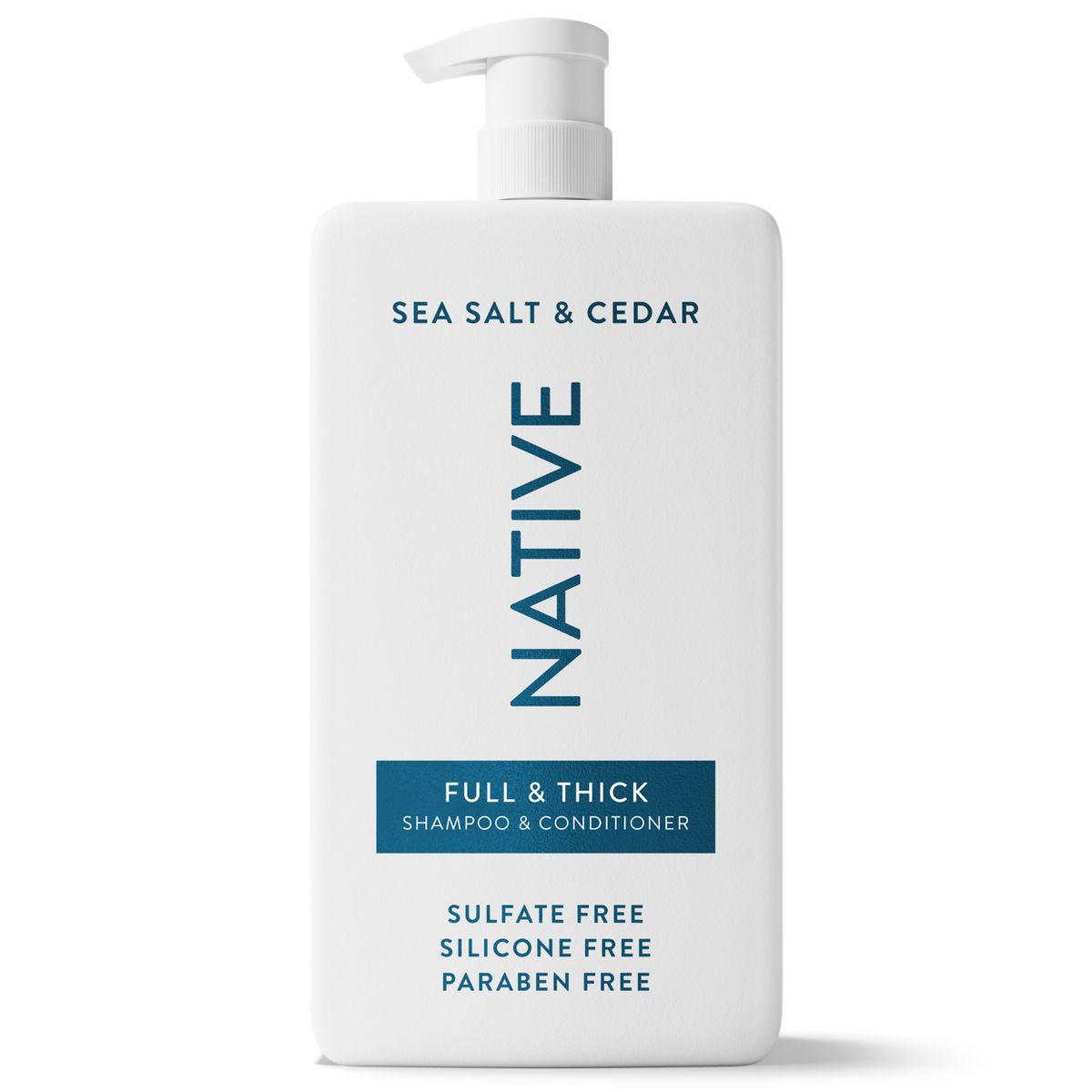 Native Sea Salt & Cedar Full & Thick 2-in-1 Shampoo & Conditioner for Men & Women - 16.5 fl oz