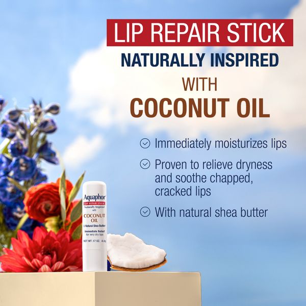 Aquaphor Lip Naturals-Coconut Blister Dual Pack - 0.7oz