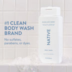 Native Body Wash Ocean Air & Suede - 18fl oz